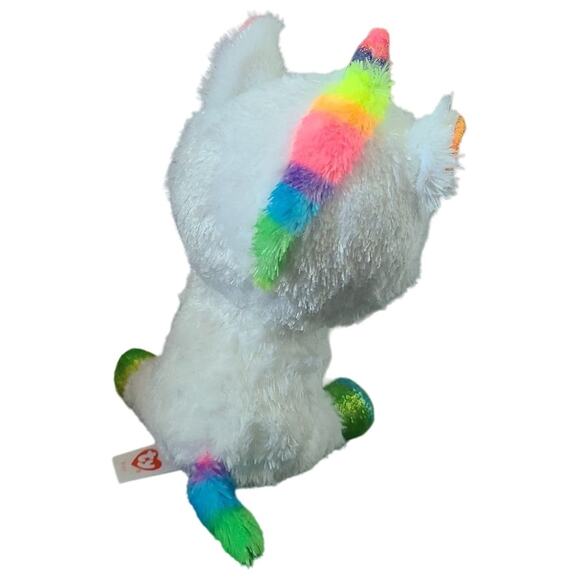 Pixy the Unicorn Beanie Boo TY Silk Plush - Picture 2 of 3